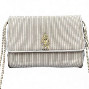 Bally Rare Vintage 1950s–60s Pleated Satin Evening Bag – NWT